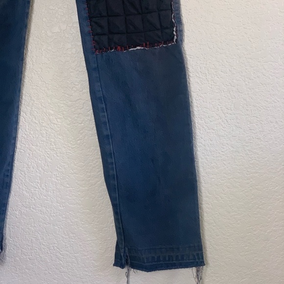 Wrangler | Vintage western straight leg denim high rise jeans patched si… - Picture 4 of 9